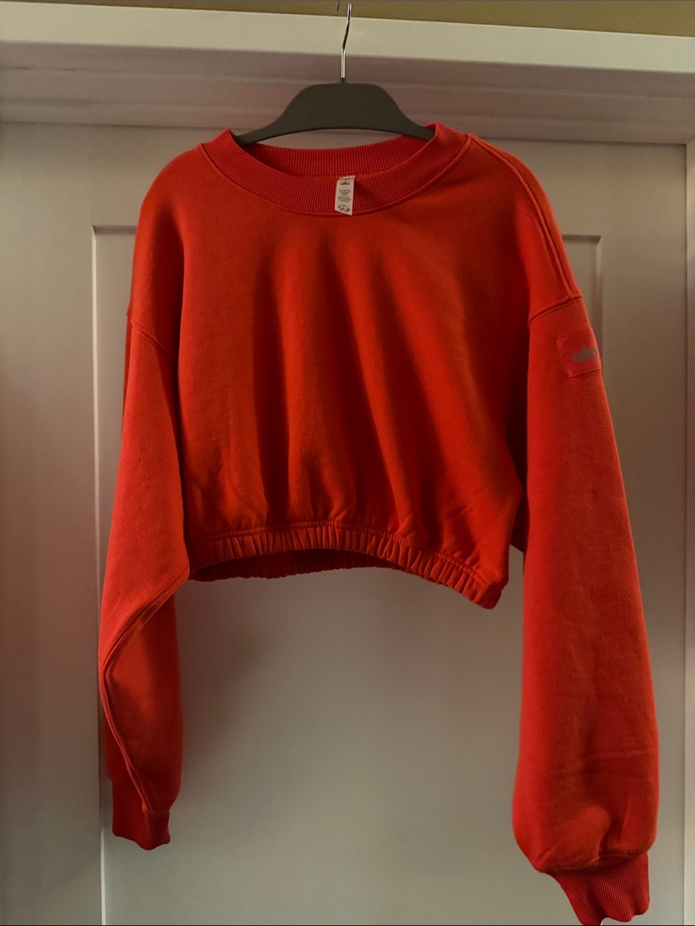 ALO Yoga Devotion Cropped Crewneck Sweatshirt